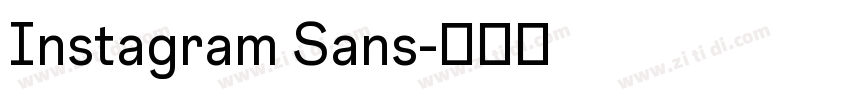 Instagram Sans字体转换